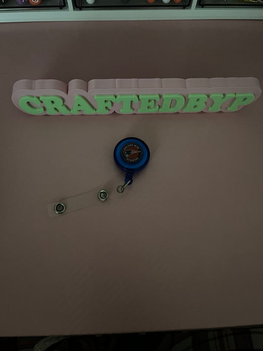 Acrylic badge reels