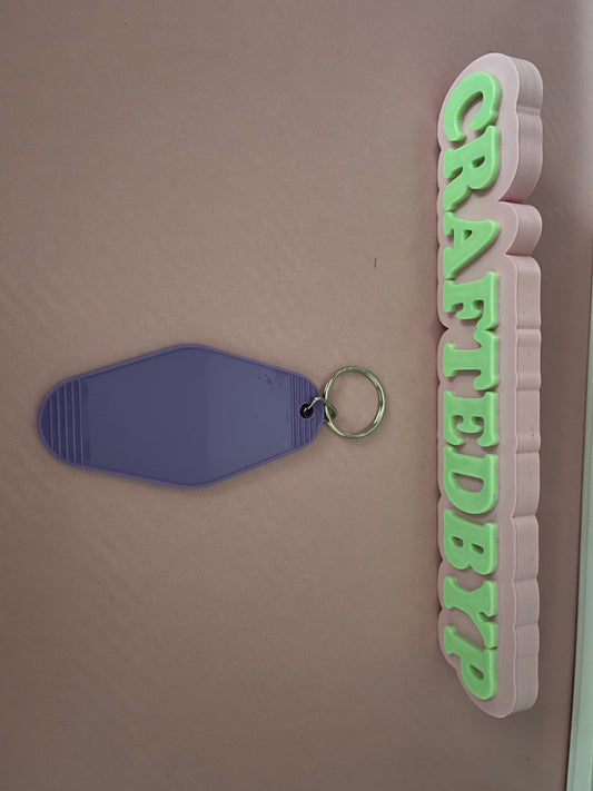 Hotel keychains